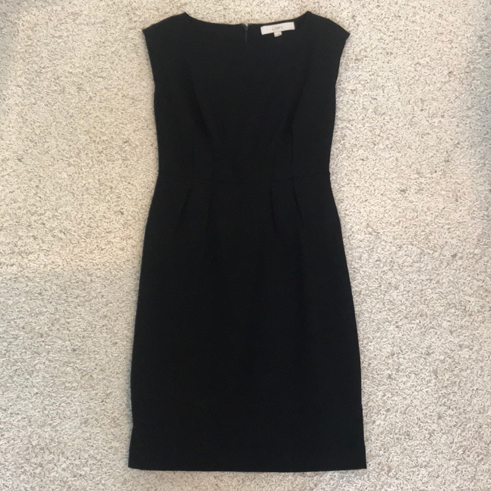 Loft Black Dress Size 00